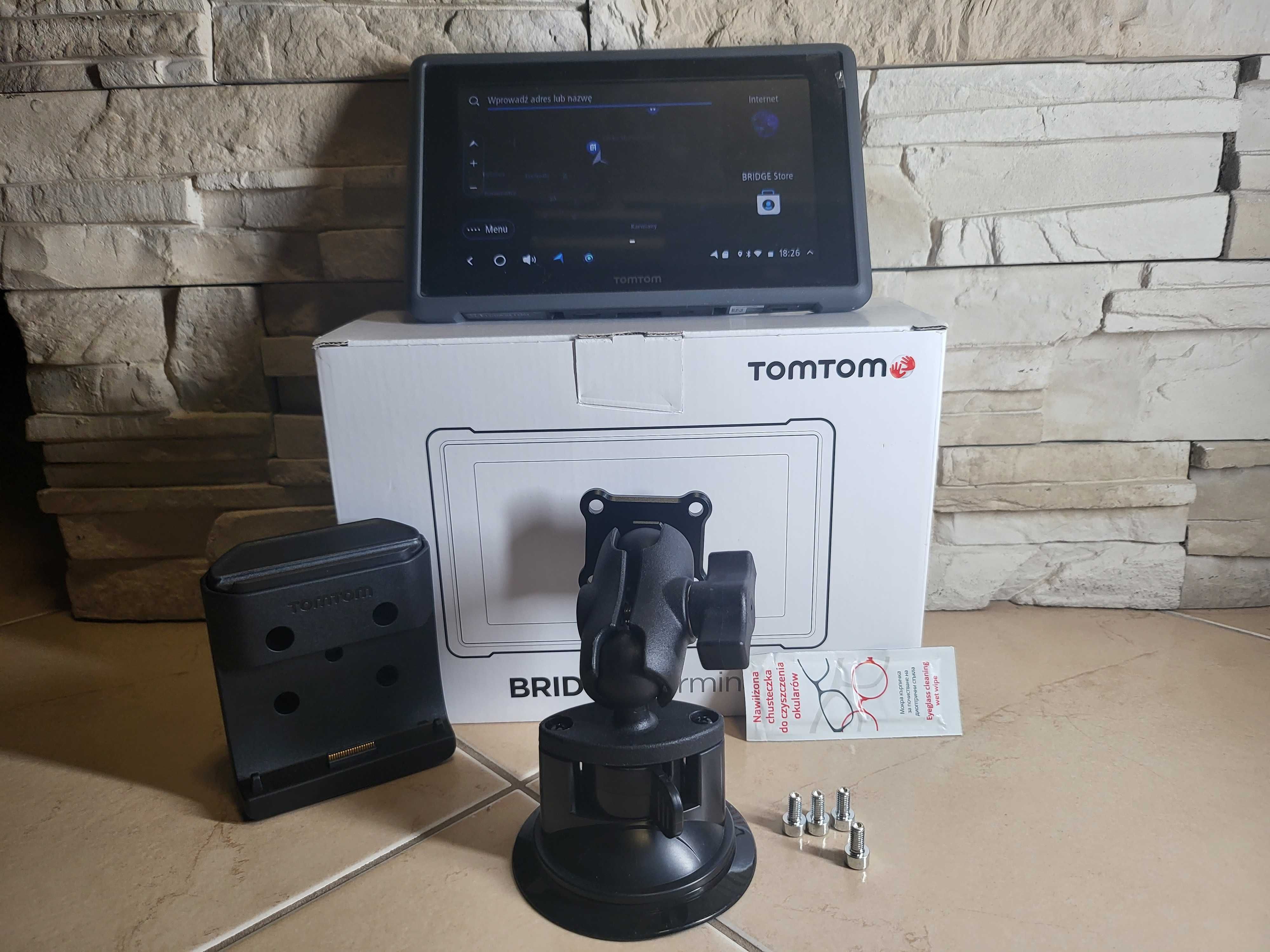 Uchwyt przyssawka na szybę do TomTom Bridge i do modelu 8475
