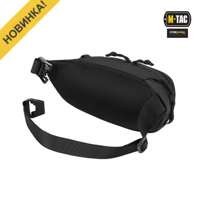 сумка waist bag hex black