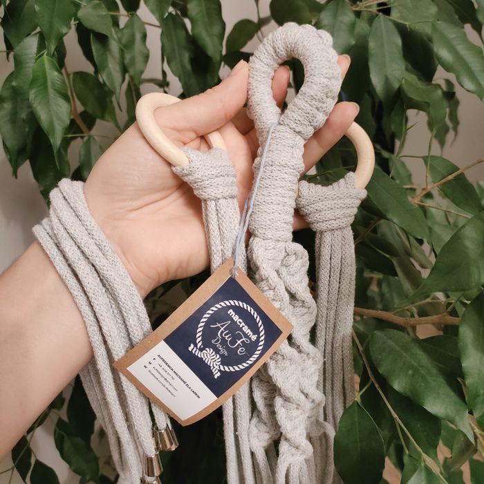 Kwietnik wiszący BASIC  makrama