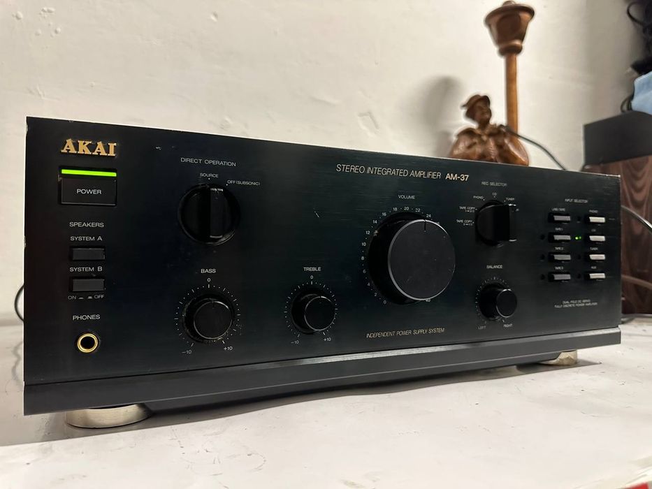 Wzmacniacz stereo Akai AM-37, 2x 130 W
