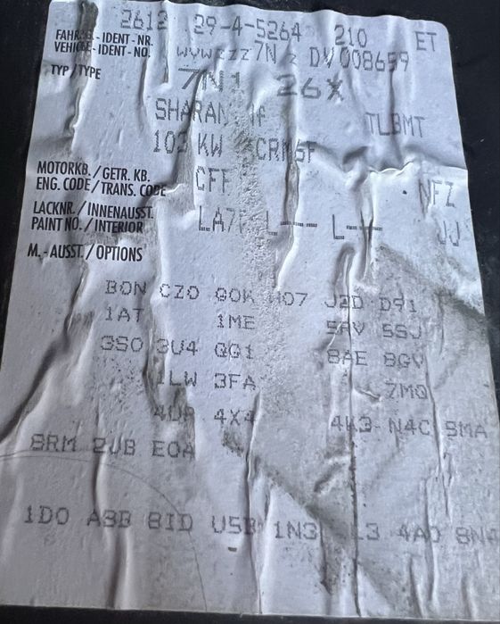 ANGLIK VW SHARAN 2012r 2.0 TDi Disel Watro !!!