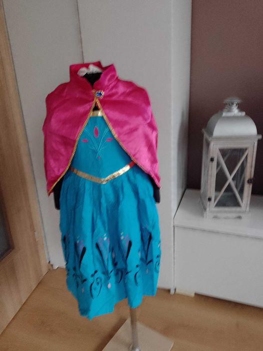 Strój karnawałowy ANNA ANNY Kraina Lodu Frozen kostium 98/104 (3)