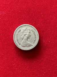 Moeda Rara de “One Pound de 1983” - GB / Rainha Elizabeth II