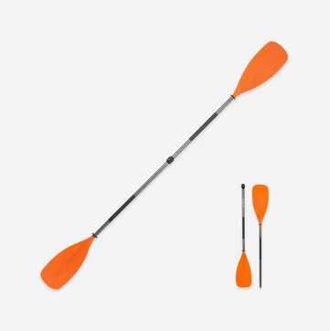 Canoa kayak insuflável 2 lugares - Tribord 100+ Amarelo