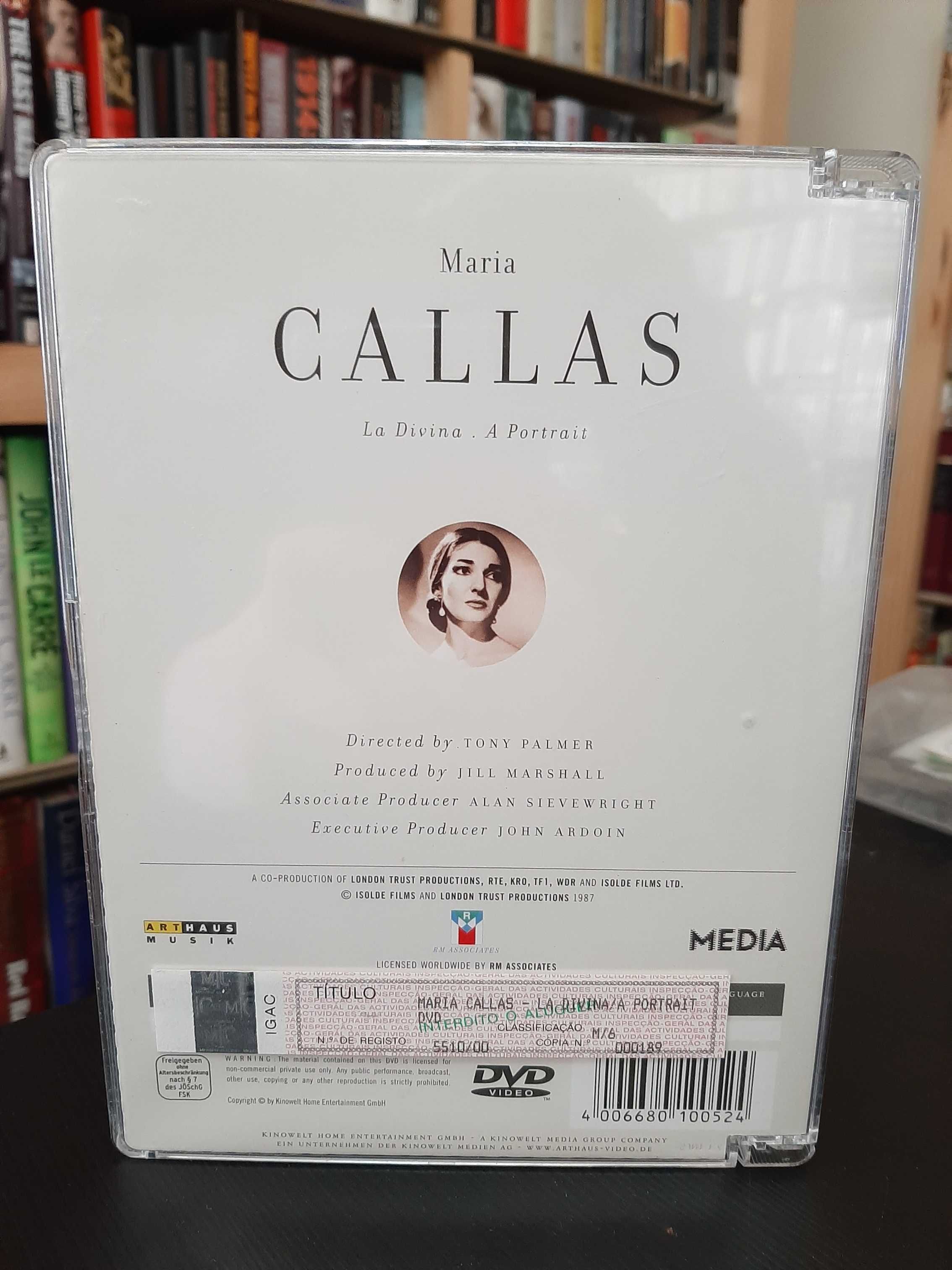 Maria Callas:  La Divina - A Portrait  –  A Film By Tony Palmer