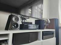 Wieza stereo amplituner Harman Kardon kolumny Jamo hdmi arc bluetooth