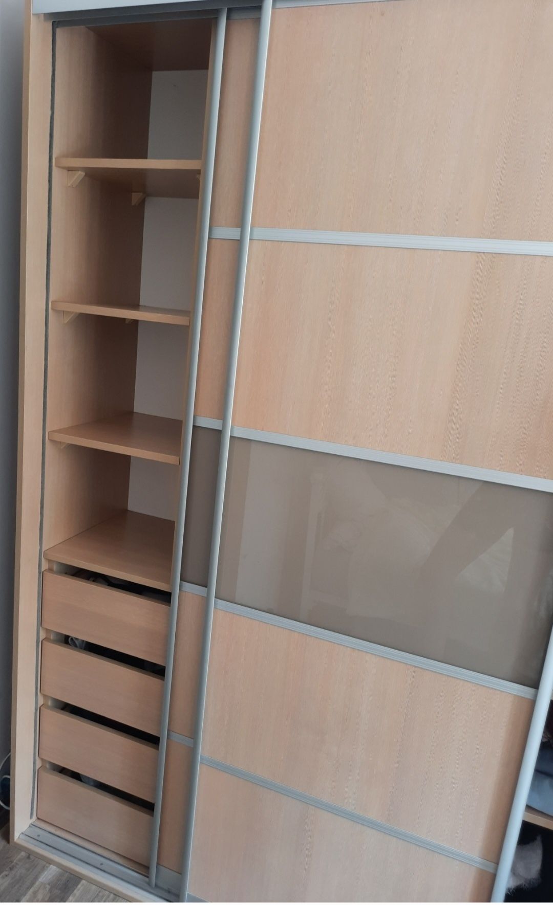 Szafa przesuwna 140x50 garderoba