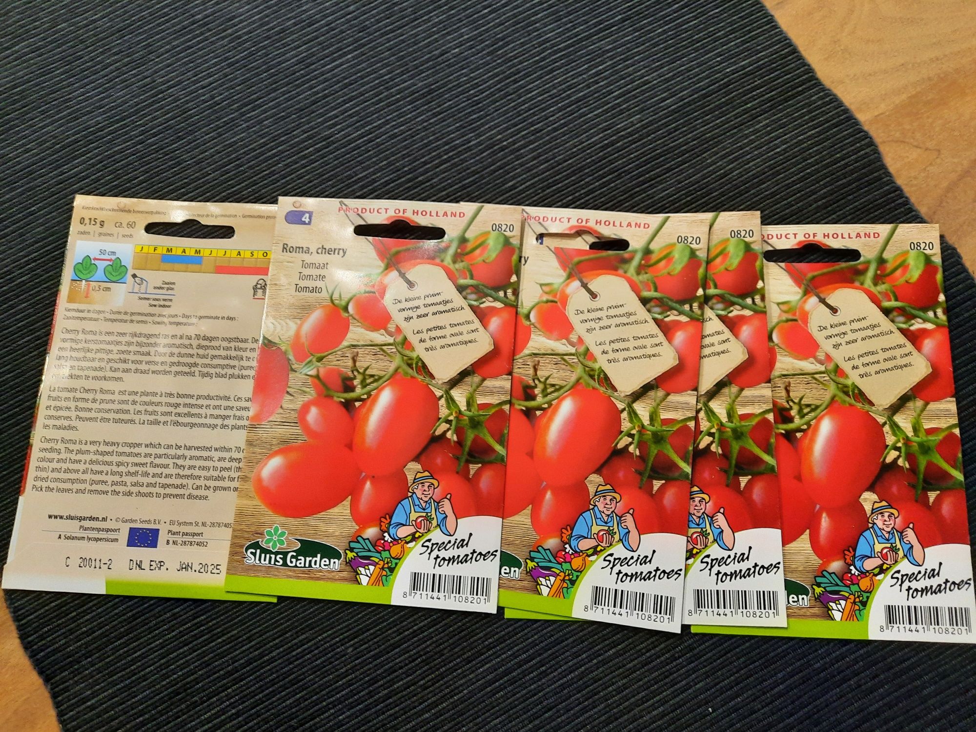 Nasiona pomidora roma cherry 0.15g