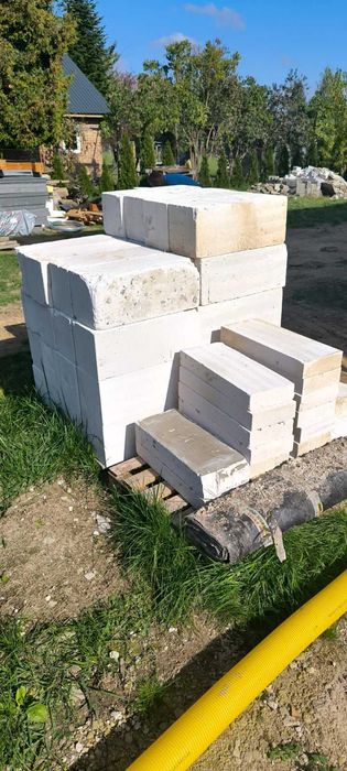 Bloczki beton komórkowy SOLBET 24cm, 8 cm, papa