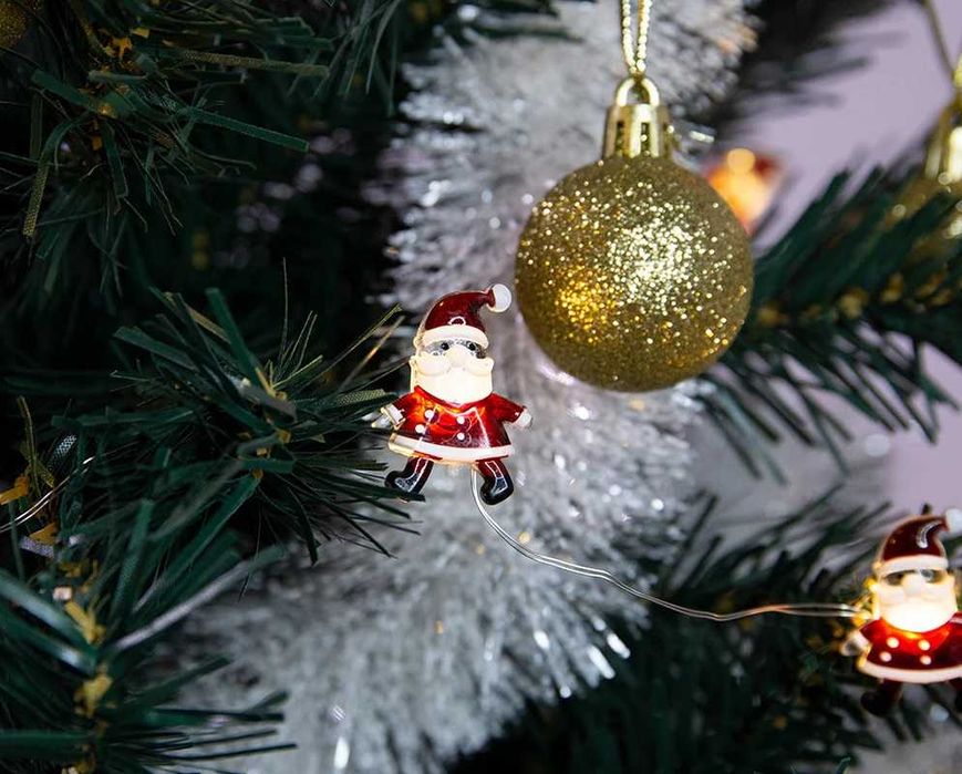 Guirlanda Pai Natal LED para interior 4,5m (NATAL)