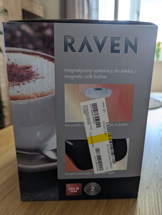 spieniacz indukcyjny firmy RAVEN