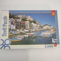 Puzzle Trefl 1500 Marina Grande Capri i Zamek Vaux-le-Vicomte