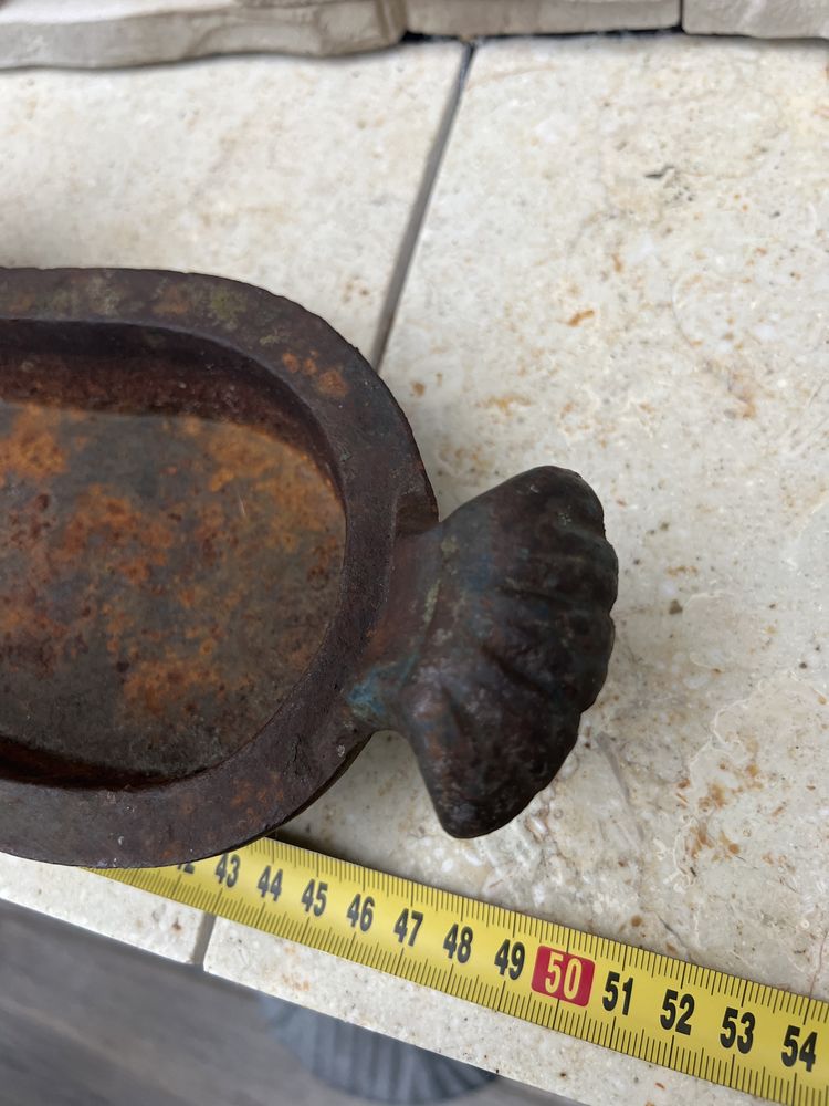 Stare żeliwne poidło dla ptaków karmnik dla ptakow 50cm
