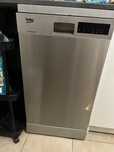 Zmywarka Beko DFS28123X.  45 cm