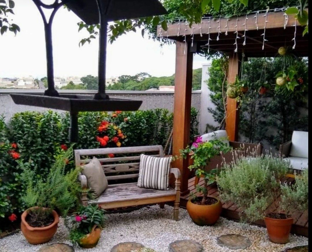 Um jardim no paraíso/serviços e manutenção.