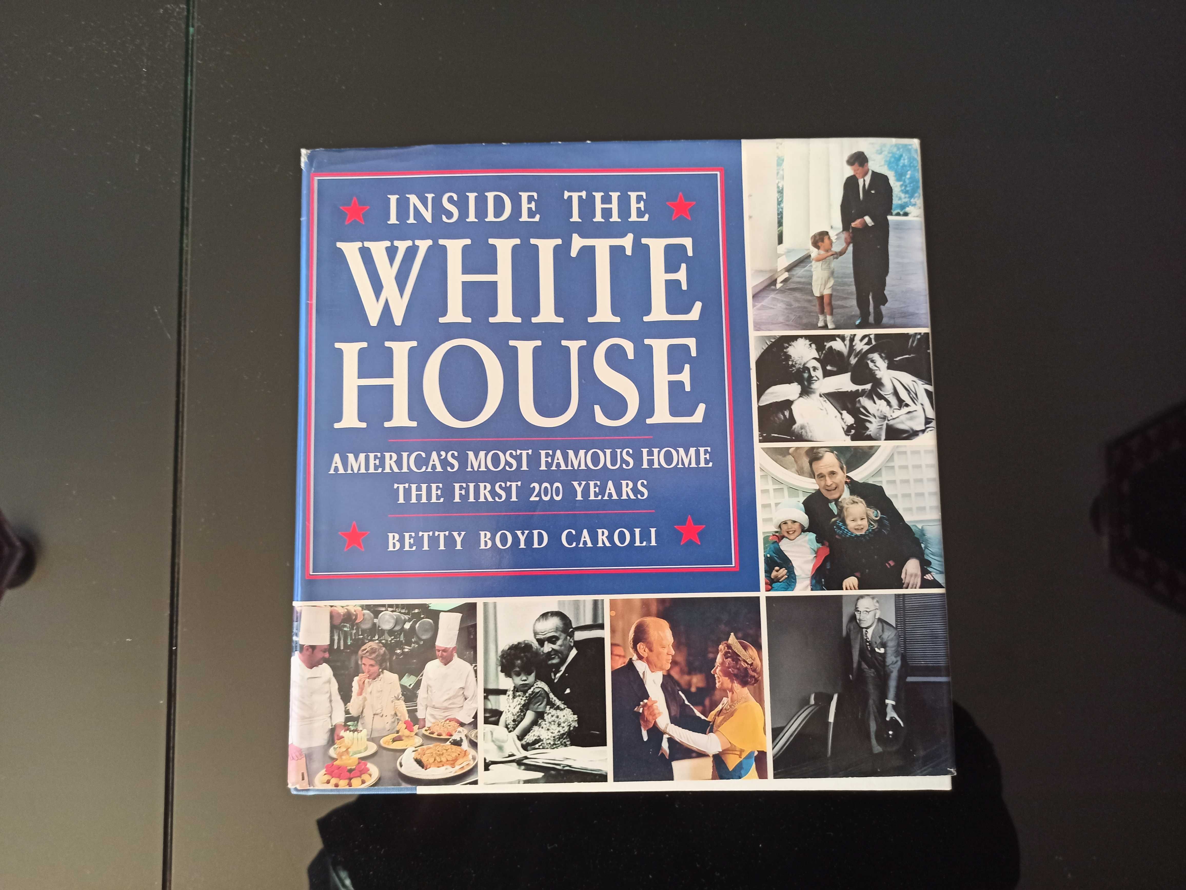 Książka " Inside the White House " w języku angielskim.