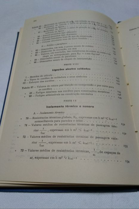 Tabelas Técnicas (de: Vários)