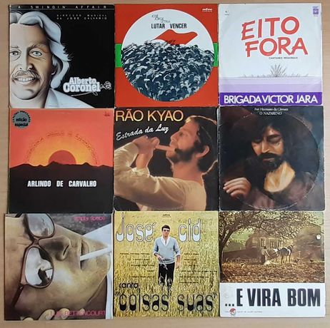 Musica Portuguesa LPs - Jose Cid GAC Brigada Victor Jara Rao Kyao
