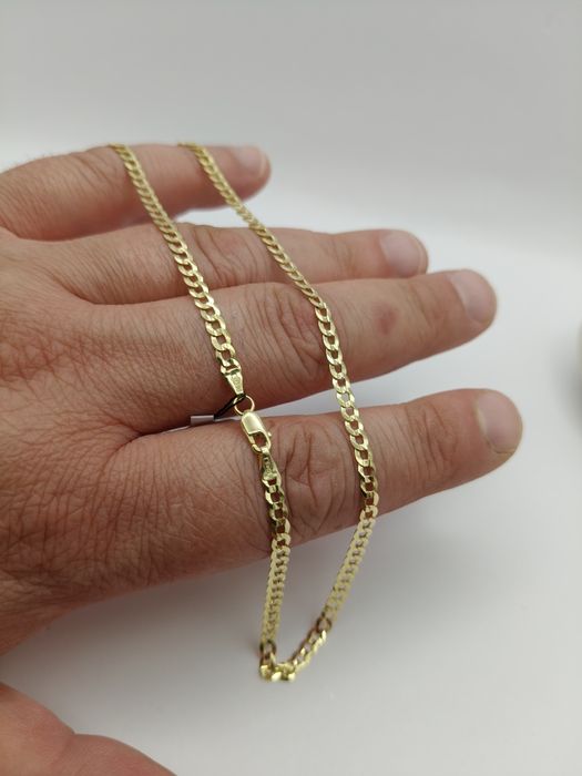 Złoty Łańcuszek Pancerka 50cm Pr.585 Nowy Zapraszamy