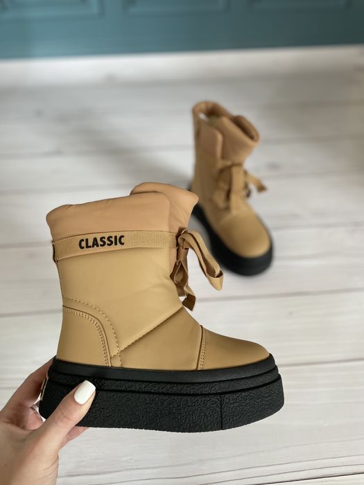 Распродажа! Зимние очень теплые ботинки для девочки 2 цвета