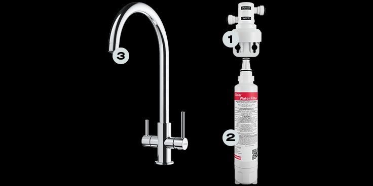 Bateria Franke Lina Clear Water 160.0702.660