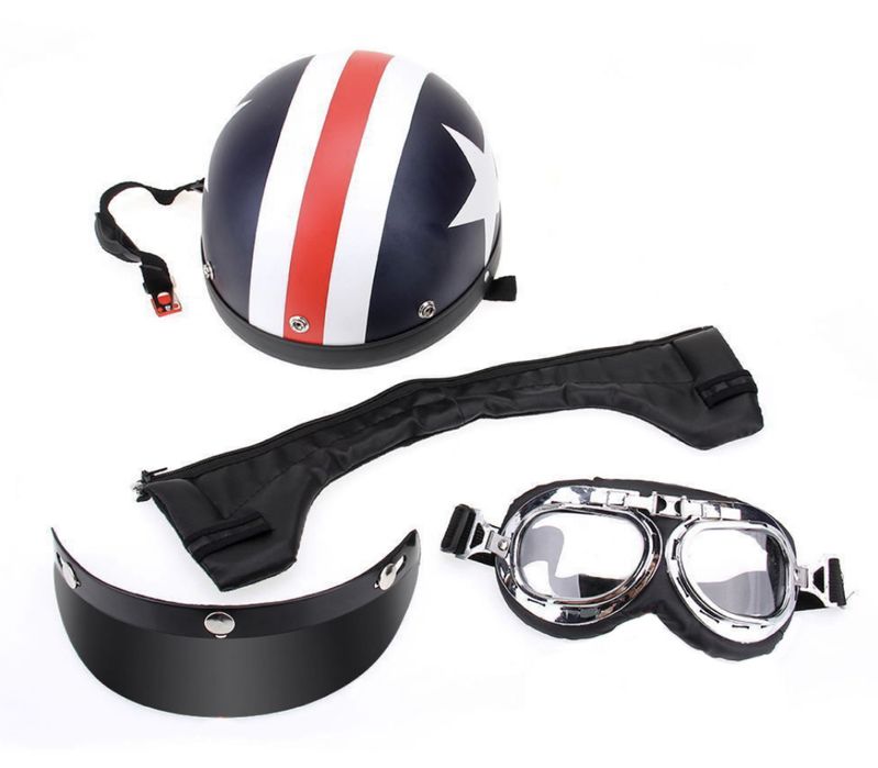 Capacete + oculos mota (NOVO)