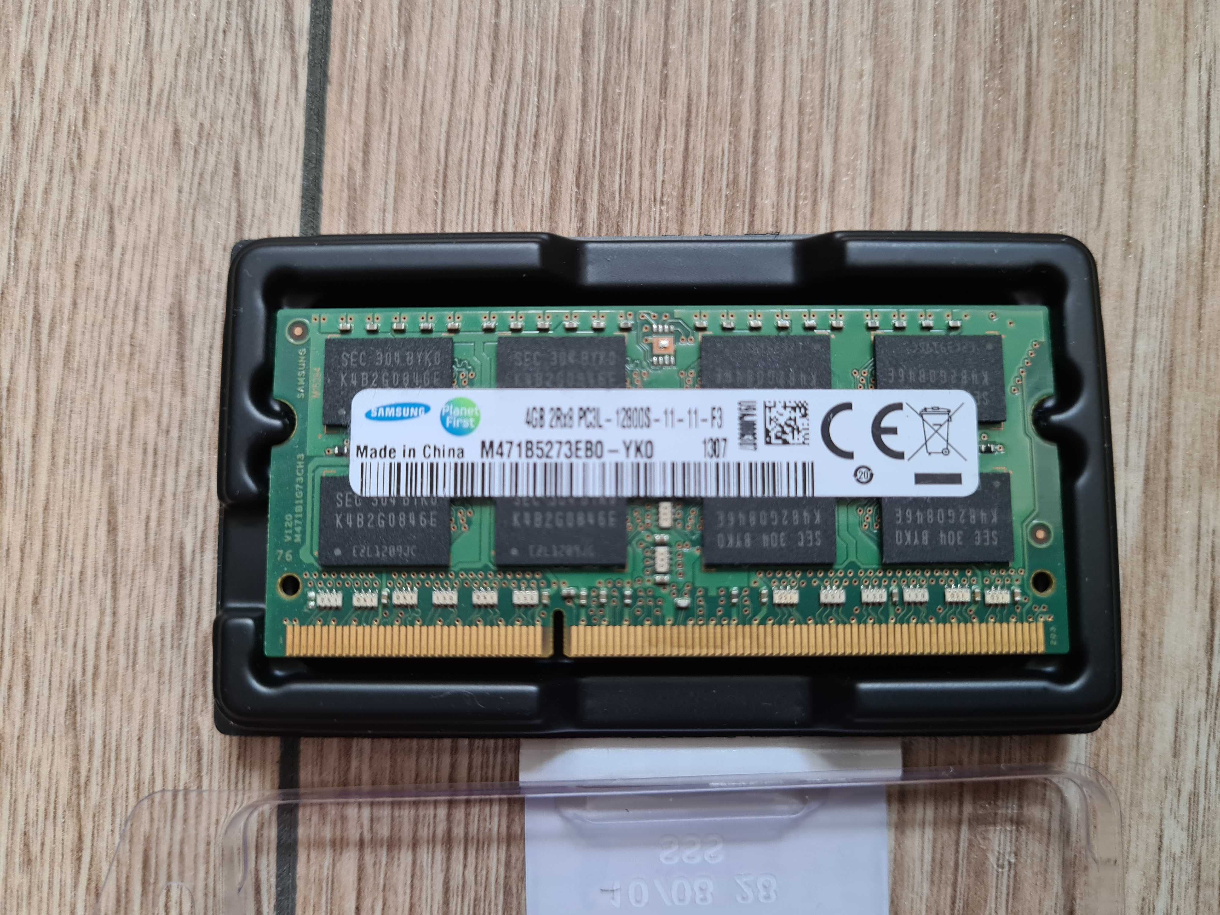 Pamięć RAM DDR3 4GB firmy SAMSUNG (2Rx8 PC3L 12800S-11-11-F3)