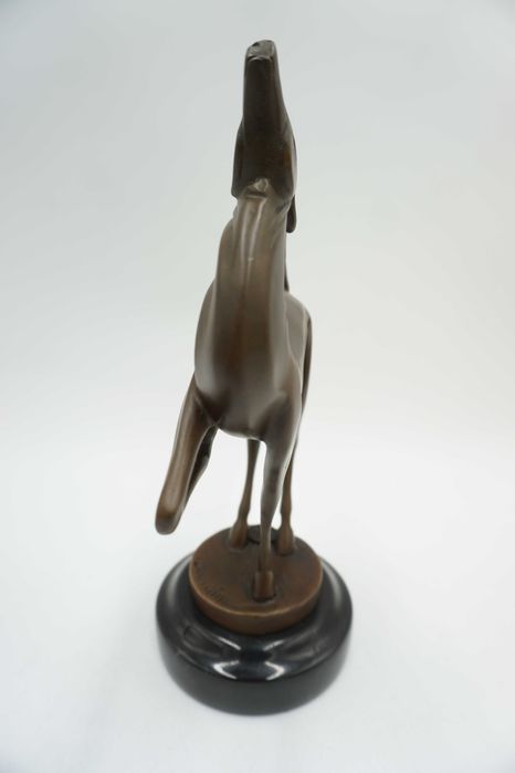 FIGURA Z BRĄZU młody jeleń prezent dla myśliwego art deco
