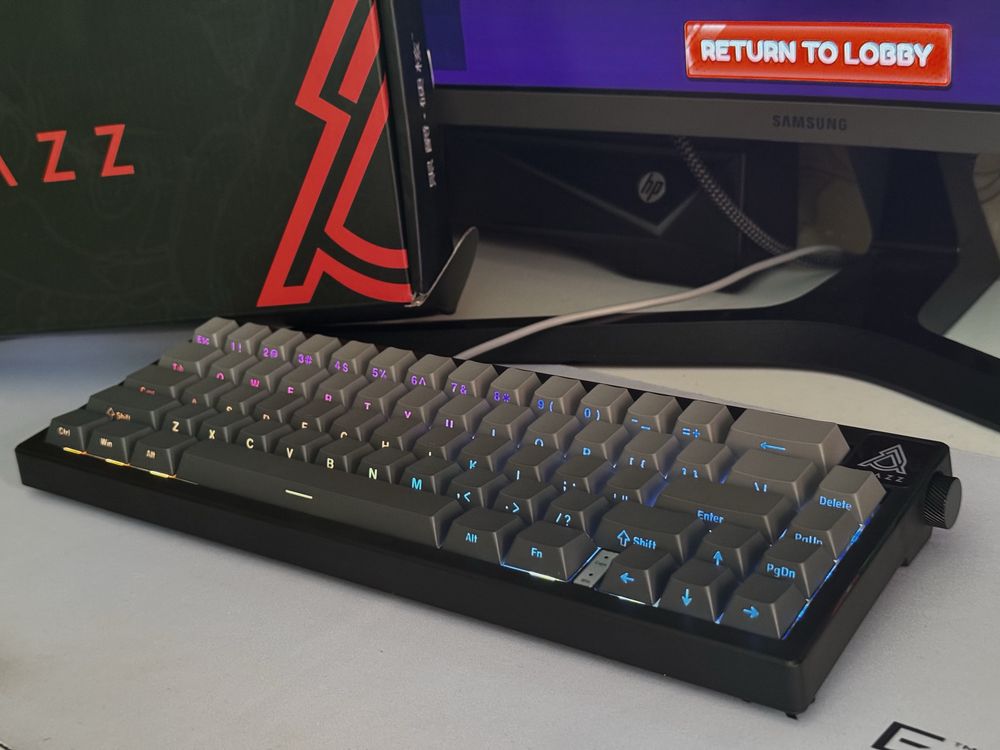 •Клавіатура Ajazz AK 650 Black Gradient Daydream switch + подарунок•