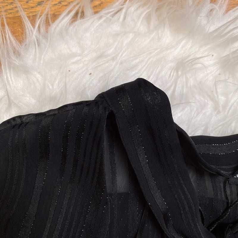 Czarna koszula ze srebrna nitką, nowa, star by julien macdonald 20 4XL