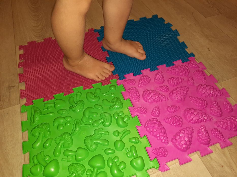 Ортоковрик Травка лотос шипы ёжики грибы шишки галька морской