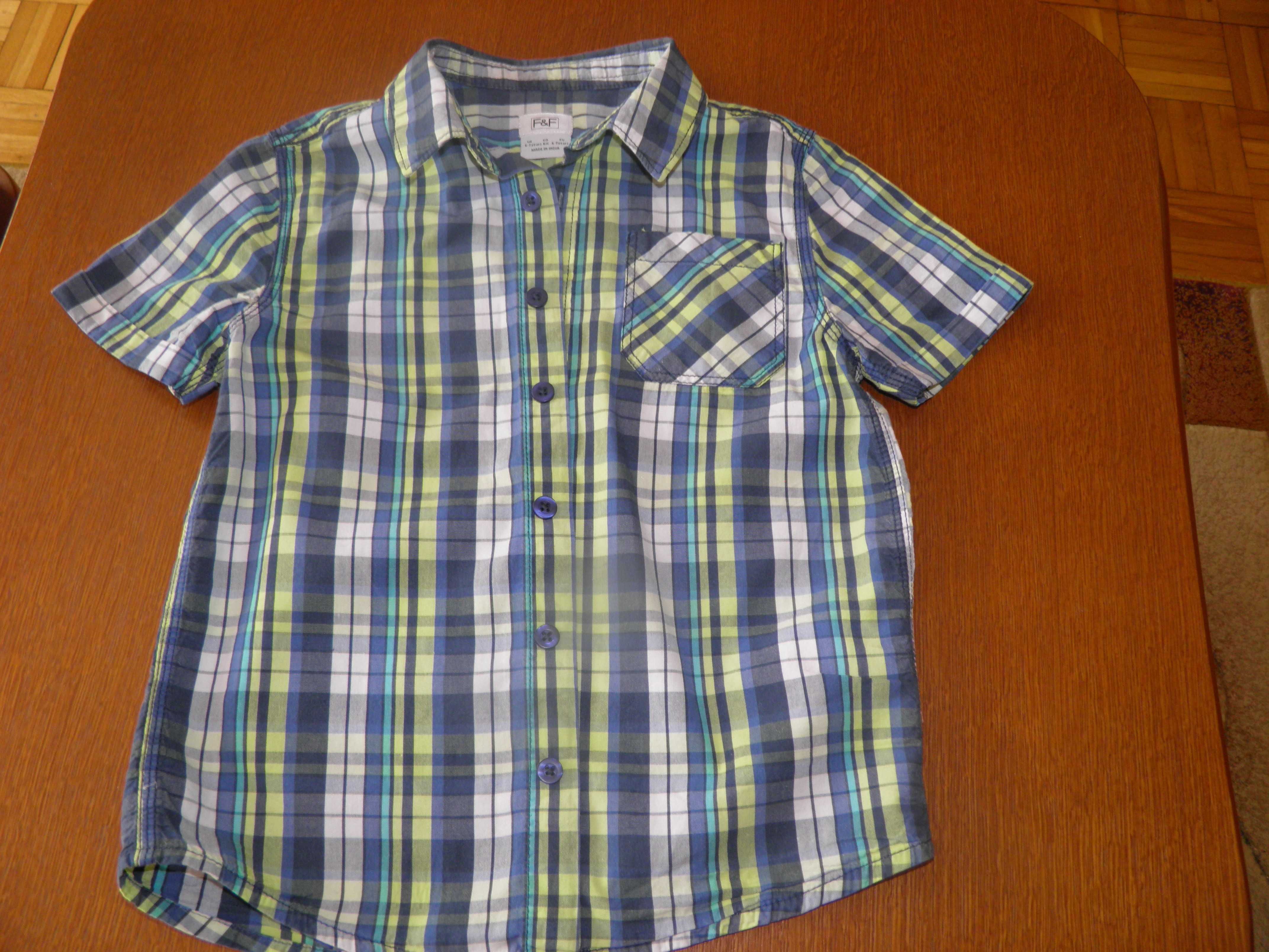 Koszulka z krótkim rękawem dla chłopca rozmiar 122 cm
