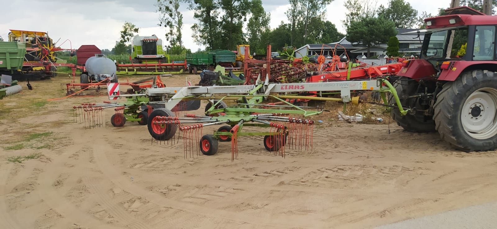 Zgrabiarka Claas liner 1550 twin profil