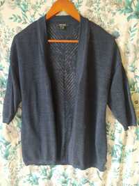 Sweter narzutka granatowy  rozm 36/38