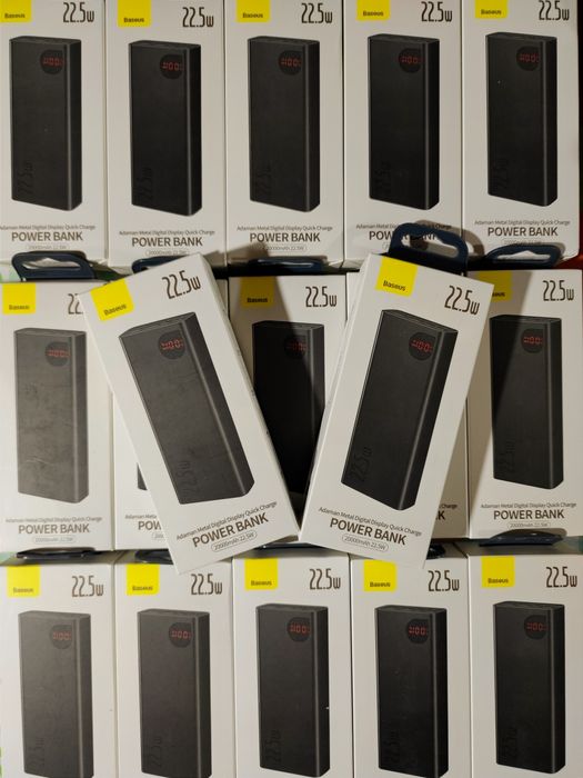 BASEUS ADAMAN 20000mAh 22.5W павербанки 2024 рік ОРИГІНАЛ