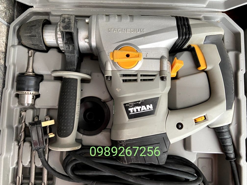 Перфоратор, ударная дриль, TITAN TTB631SDS 6,3 КГ з АНГЛІЇ