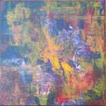 Pintura Abstracta em tela - Tinta Acrílica