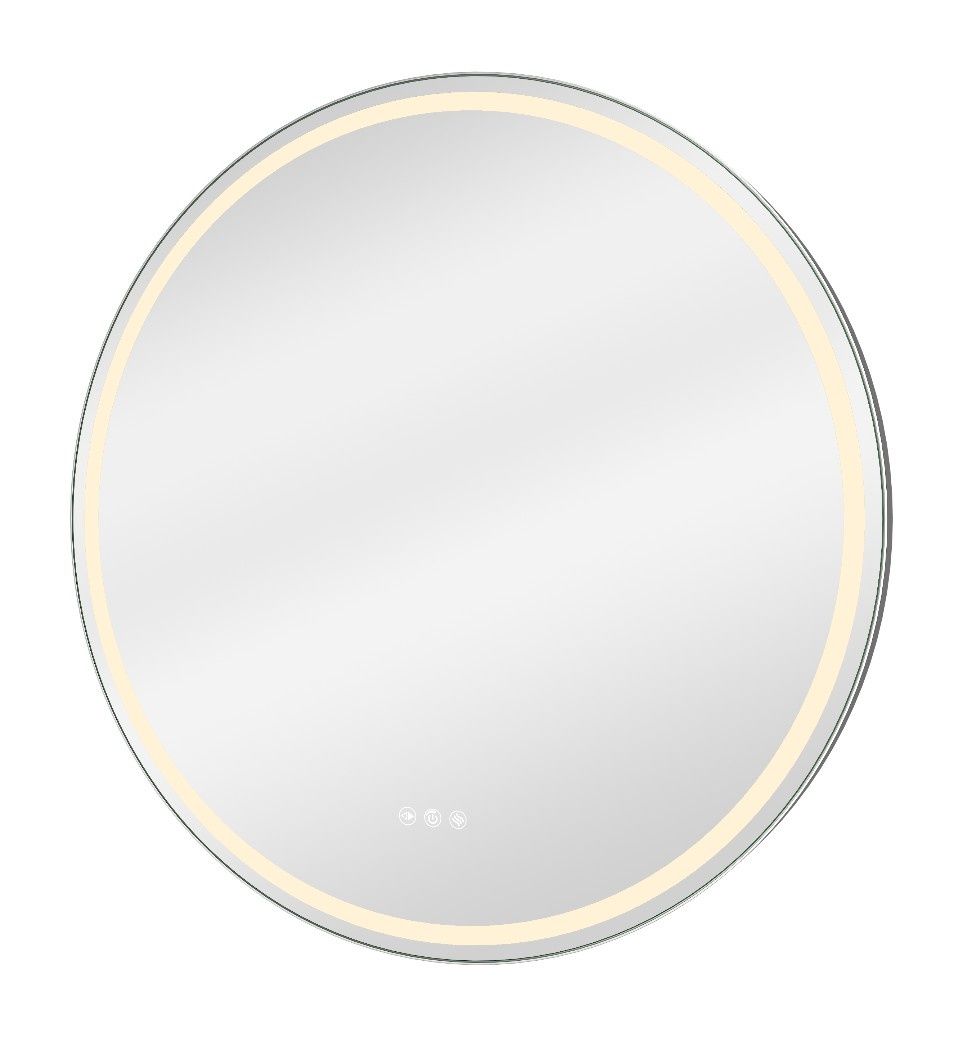 Lustro z oświetleniem 80 cm