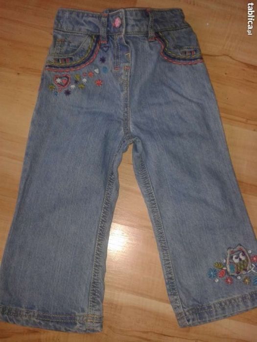 Nowe jeansy spodnie George r.86/92