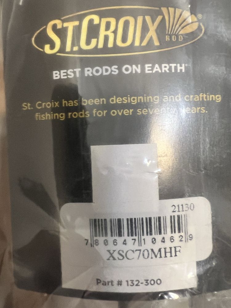 St.Croix Xtreme inshore AGS XSC70MHF casting
