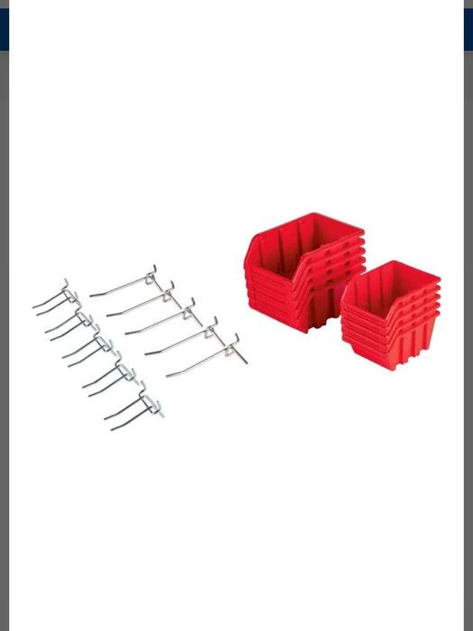 Bancada trabalho reforçada com painel ferramentas parkside