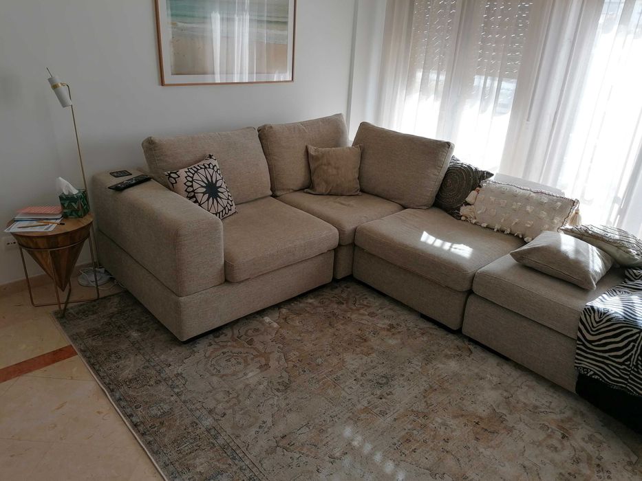 Sofá 3 lugares chaise longue