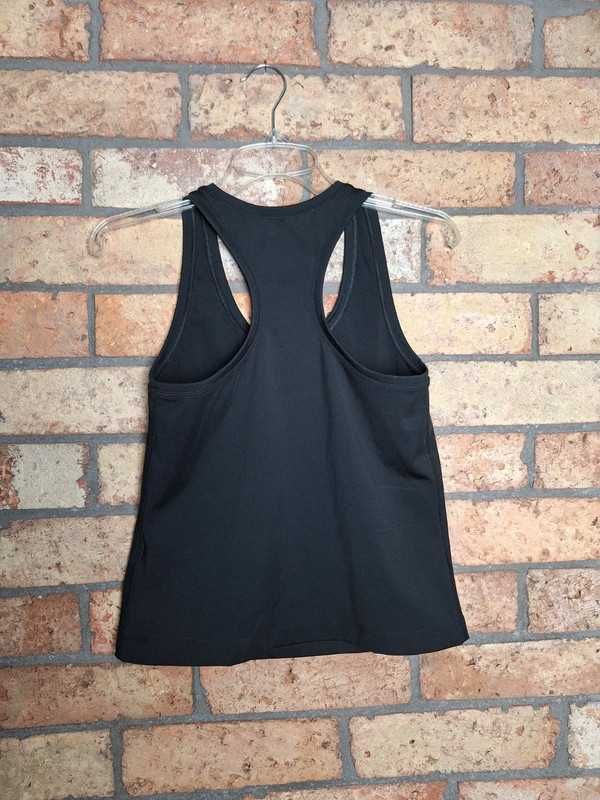 Koszulka top sportowa bokserka srebrny napis Puma logo pilates 36 8 S