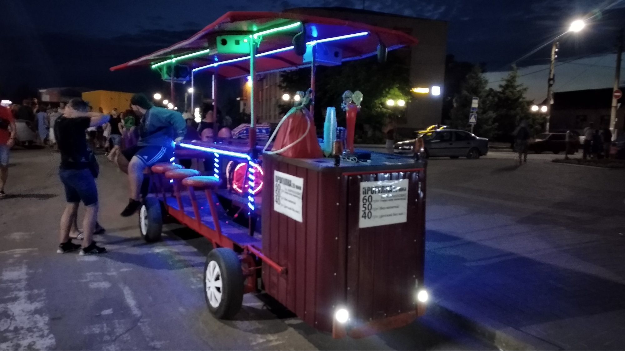 Велобар partybike передвижной бар beercruiser продажа