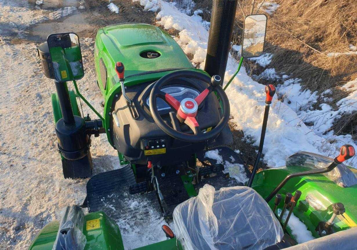 Мінітрактор ENEY TY-404: 40 к.с., 4 циліндри, реверс, гідропідсилювач