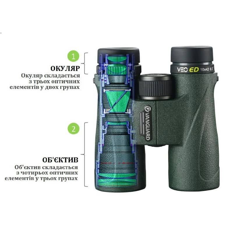 Бінокль Vanguard VEO ED 10x50 (DAS301030)
