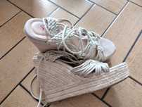 Kremowe espadryle na lato roz 39/40