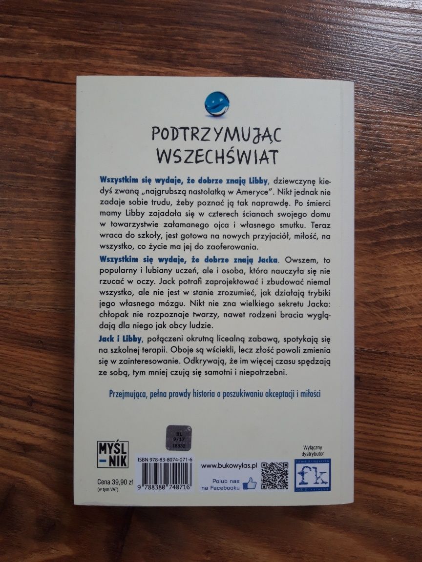 Podtrzymując wszechświat Jennifer Niven