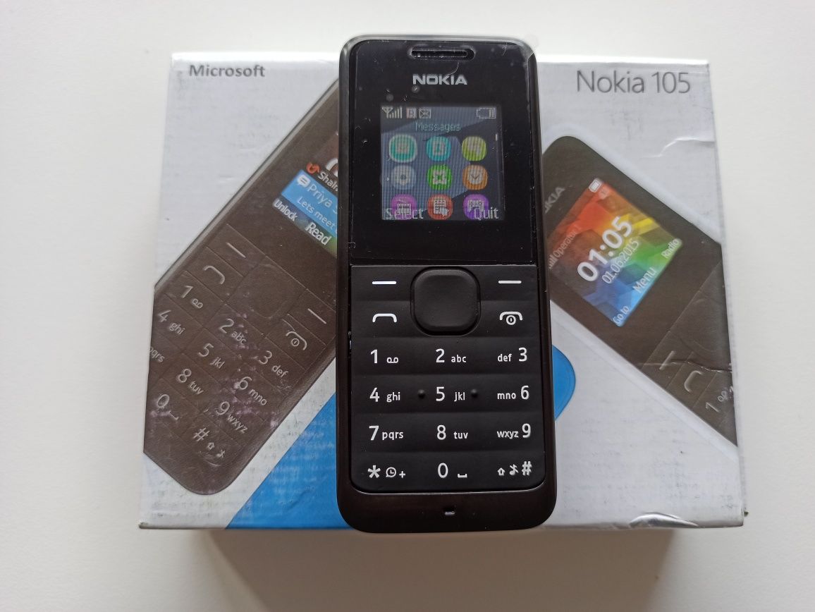 Nowa NOKIA 105 RM-412 Microsoft czas czuwania do 25 dni