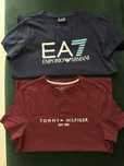 Zestaw 2 T-shirtów męskich Armani i Tommy Hilfiger